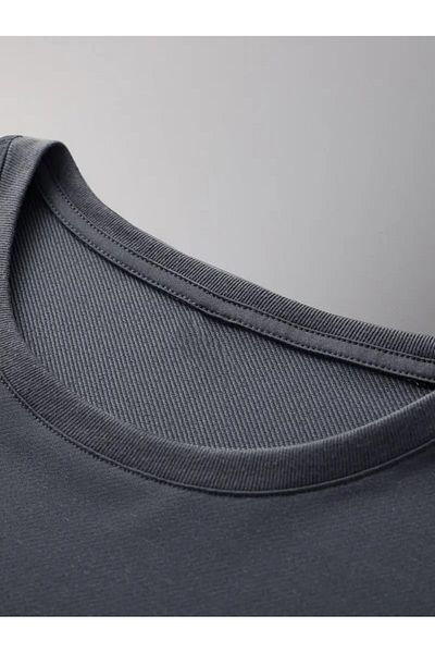 WOODROFFE Super Dad Printed - Ανδρικό μαύρο μπλουζάκι Oversize, Crew Neck