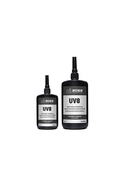 BOSS Uv8 Cam Yapıştırıcı / Camı Cam Ve Metale Yapıştırma (50ML.)