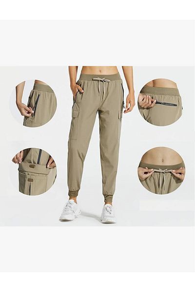GHASSY CO. Pantaloni de jogging atletic Quich Dry Hiking pentru femei