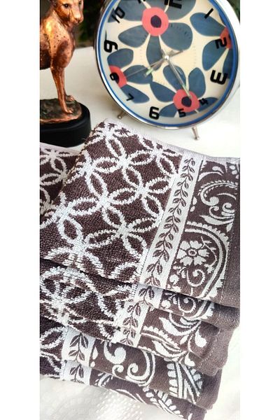 Altınbaşak GIFT, DOWERY, EXPORT SURPLUS SPECIAL PRODUCTION BUKLE COTTON BATHROOM-KITCHEN Towel Set (SET OF 6)