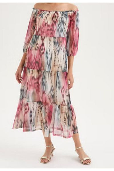Merlot Rochie de damă cu modele etnice