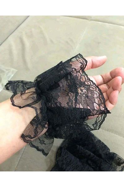 nuriçgiyim Elena lace sleeves stylish gloves