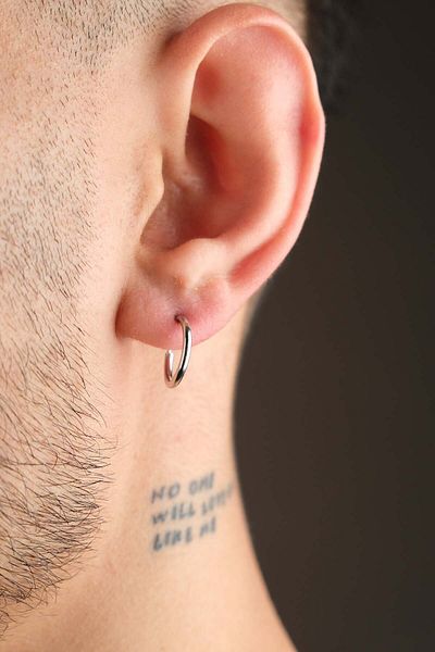 Jack Ferrero Men's Steel Colored Non-Throw Earrings