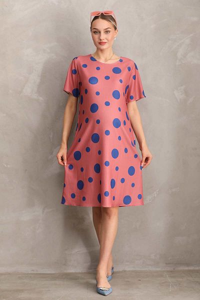 Miss Dünya Lissa Rochie midi cu buzunare laterale pentru gravide