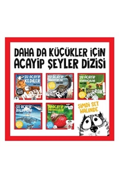 Uğurböceği Yayınları Daha Da Küçükler Için Acayip Şeyler Dizisi Set - 5 Kitap...