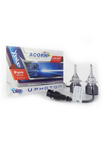 Photon Toyota Auris Uyumlu (2006-2012) Led Uzun Far Ampulü Acorn Hatchback3 9005