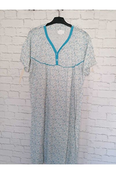 anne moda ankara Cămașă de noapte subțire din bumbac cu mânecă scurtă