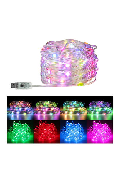 Microcase 10m Kumandalı RGB Led Şerit Sese Müziğe Duyarlı Su Geçirmez Telefon...