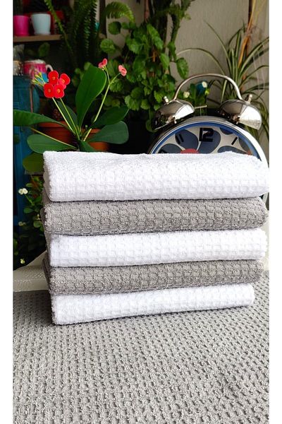 Altınbaşak EXPORT PRODUCT DECORATIVE 100%COTTON 50X75CMHAND AND FACE TOWEL, KITCHEN TOWEL, CLEANING CLOTH, SET OF 6