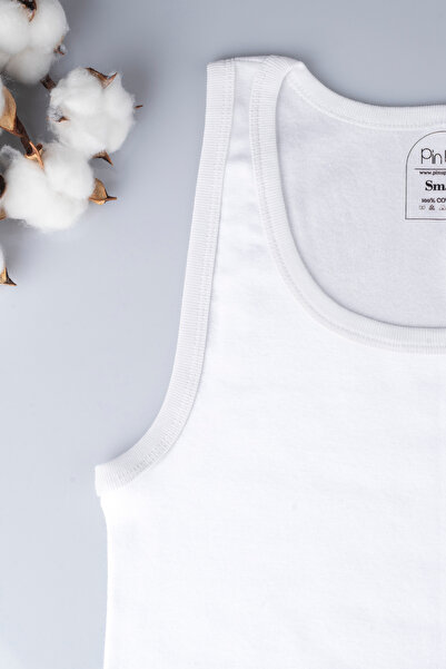 PİNUPTEX 3-Pack^100% Cotton Ribbed Men's Undershirt