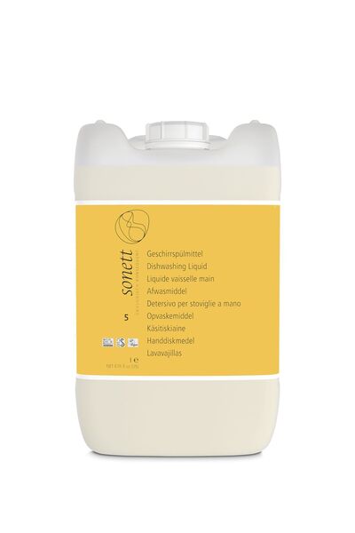 Sonett Organik Elde Bulaşık Yıkama Sıvısı Calendula-5 L