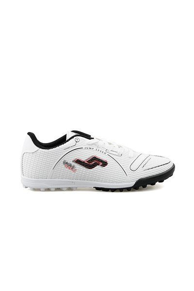 Jump 28006 E White Red Navy - Men's White Astroturf Shoes