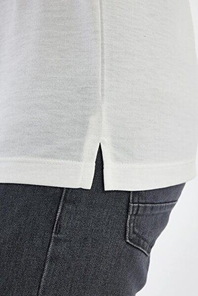 ENQUE Чоловіча базова футболка з коміром-поло, кишенями, прямим кроєм та довгими рукавами, сіра