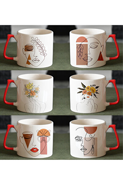 GünayStore Luxury Double Turkish Coffee Cup & Espresso Evil Eye Bead-Linear W...