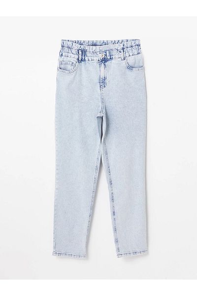 LC Waikiki LCWAIKIKI - Pantaloni de damă Classic Slim Fit, cu talie elastică