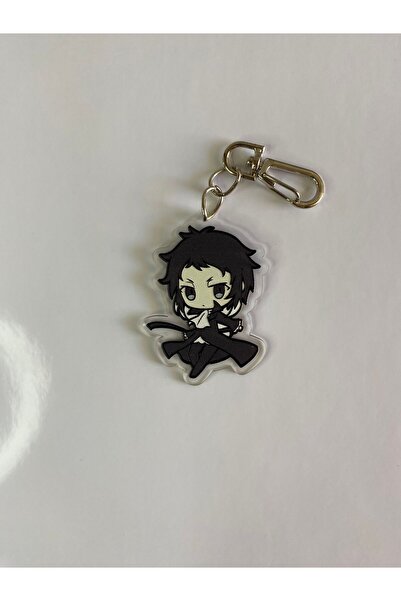 Hara Company Breloc cu model anime Akutagawa Bungou Stray Dogs / Ornament pen...
