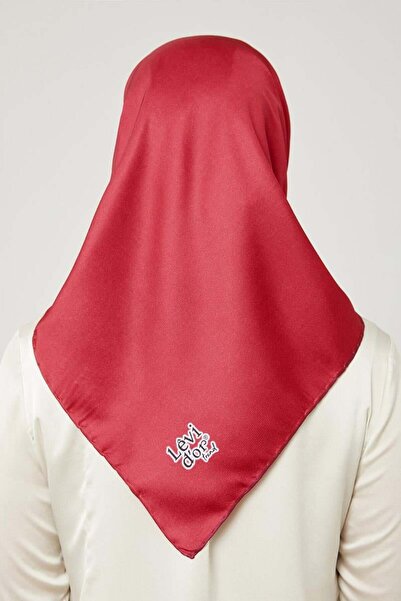 Levidor Cherry Rotten Solid Color Trend Twill Polyester Scarf