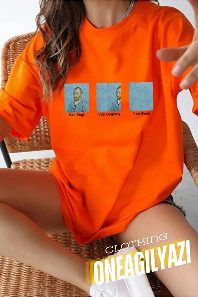oneagılyazı قماش قطني ممشط كبير الحجم مطبوع من فان جوخ