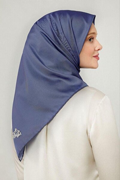 Levidor Σκούρο μπλε μονόχρωμο κασκόλ από πολυεστέρα