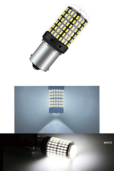 Erlight Oto Stop Sinyal Geri Vites Ampulü 144 Led 93 Py21w Beyaz 1 Adet