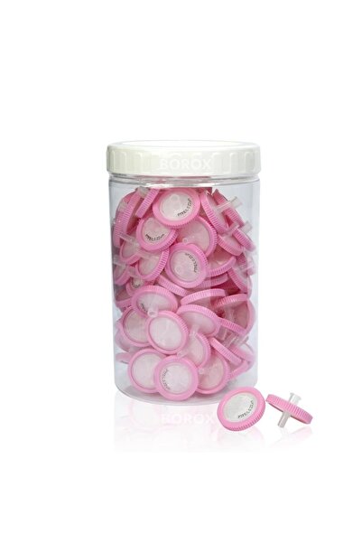 Zürih Ticaret Ptfe Şırınga Filtre - Non Steril 0.22µm - Pembe - 100 Adetlik P...