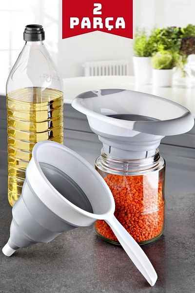Open Home Concept Set of 2 Funnel Accordion Folding Set - Folding Dowry Set 2 Pieces