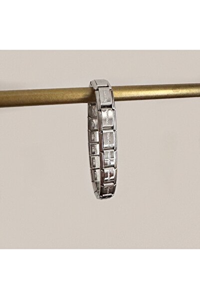 Okko Store Italian Charm Steel Written Bracelet