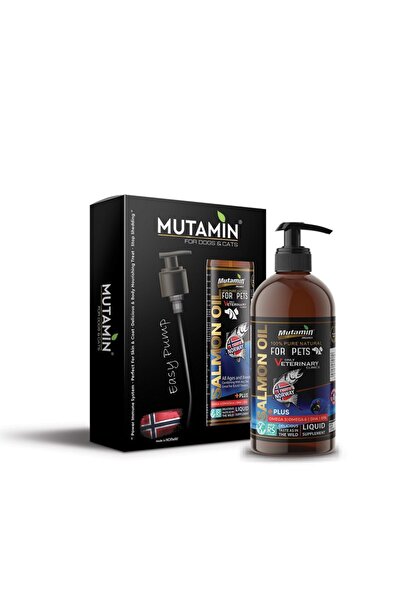 Mutamin Organics Norveç Somon Balık Yağı 150ml – Kedi & Köpekler İçin Omega-3 Kaynağı, Tüy ve Bağışıklık