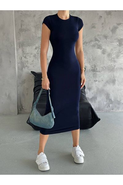 Housess Rochie de damă din țesătură Sandy cu decolteu