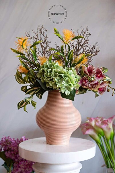 Dekorsende Buchet de flori artificiale de telegraf 45 cm