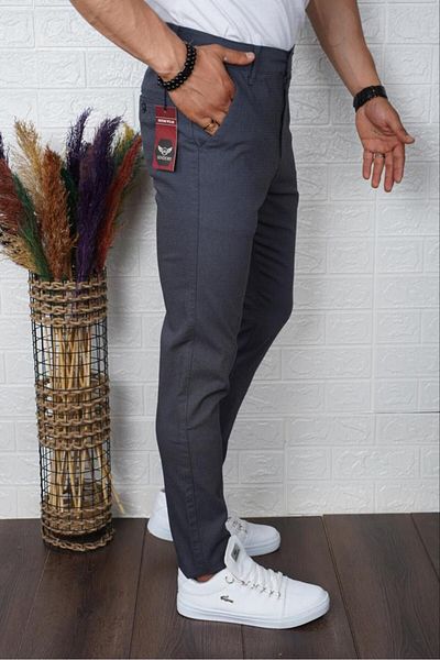SENDORY NEW SEASON 100% COTON GABARDIN HONEYCOMB KNITTED SLIM FIT LYCRAL PANT PGBSPNT101