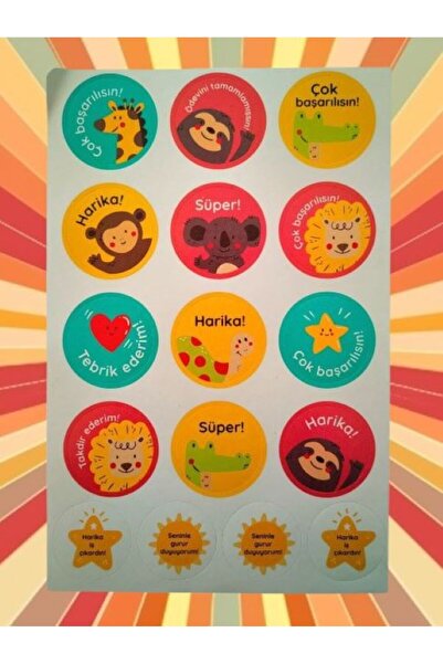 Bluoksweet Ödül model-5 reward okul öğrenci çocuk kız erkek çıkartma defter k...