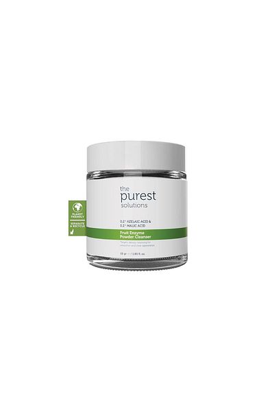 The Purest Solutions Fruchtenzympulver-Reinigungsgel 0,2 % Azelainsäure und 0,2 % Apfelsäure