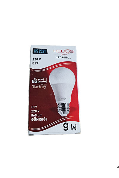 Helios Opto 9w Led Ampul 3200K Günışığı HS 2021