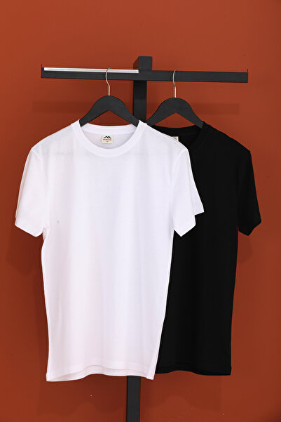 B.HE.Z B.HE Z TTZ - Unisex Cotton Crew T-Shirt Σετ 2 τεμαχίων, κοντομάνικο