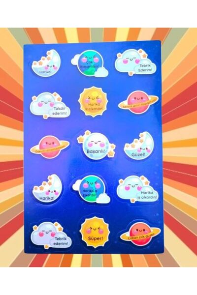 Bluoksweet Ödül model-7 reward okul öğrenci çocuk kız erkek çıkartma defter k...