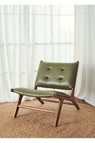 NAPOLYON davina gercek deri berjer- yeşil