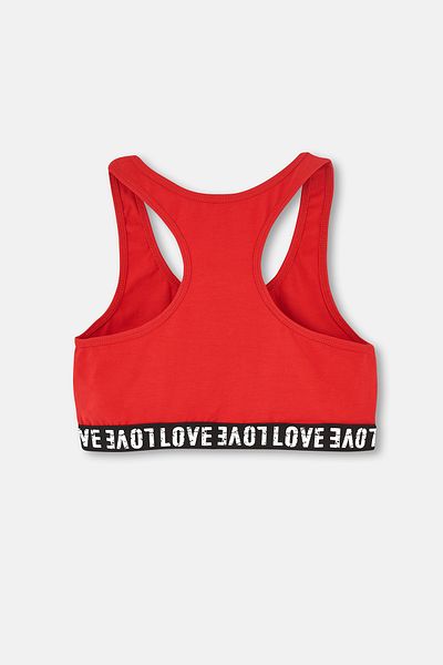 Dagi Red Love Band Bra