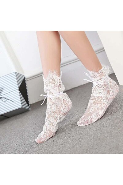 ZEKAS FASHION Κάλτσες Zarina Lace Design