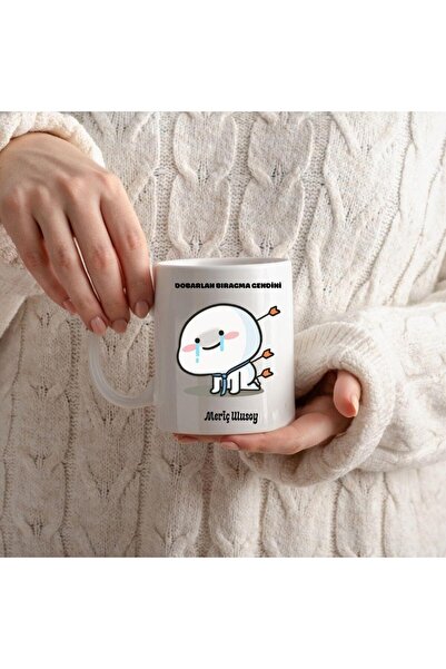 Hediye Vakti Kişiye Özel Dobarlan Bıragma GendiniTasarımlı Kupa Bardak