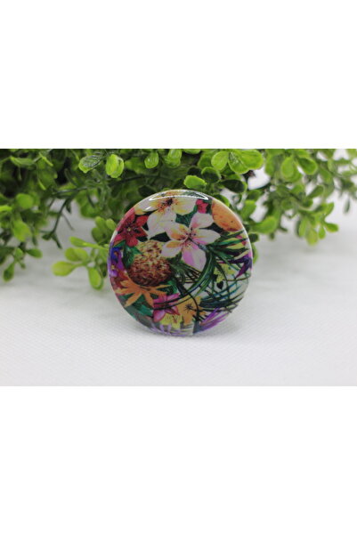 Tezcan Aksesuar Popsocket Telefon Tutacağı Desenli ve Baskılı Parmak Tutucu