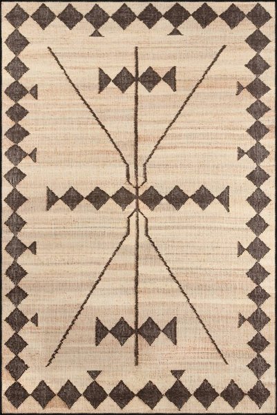 Rugs Modern Halı Covor cu model geometric în formă de cuburi, în nuanțe de ră...