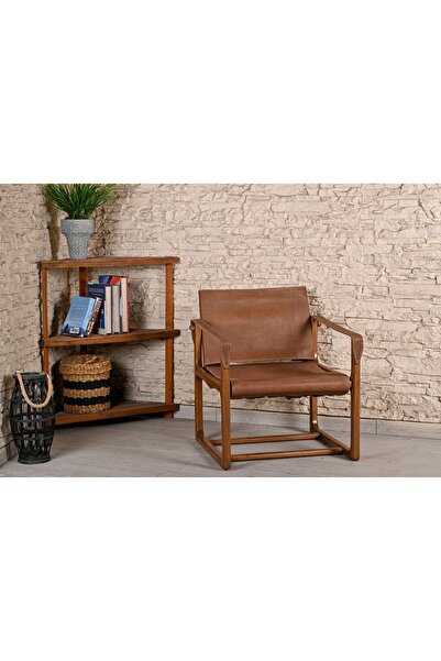 NAPOLYON Gerçek Deri Safari Berjer