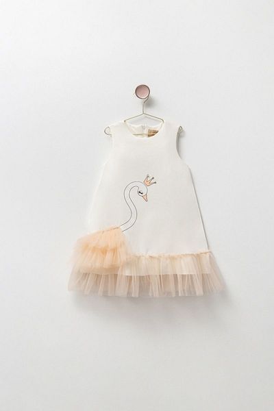 WECAN EXCLUSİVE SWAN Girls' Dress