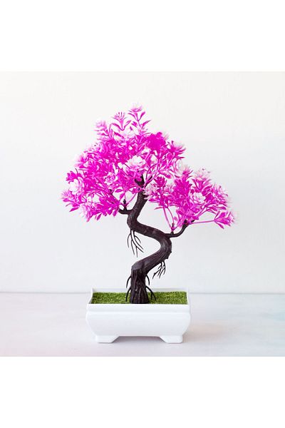 Choice Garden Arrangement Ornaments Plastic Plants Bonsai Small Tree Pot Fake Plant Potted Flower Home R...
