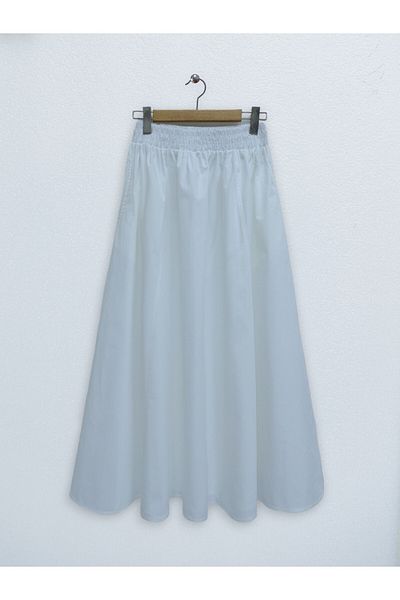 HİJABAYA Φούστα Poplin Flared - Ελαστική μέση και διπλές τσέπες
