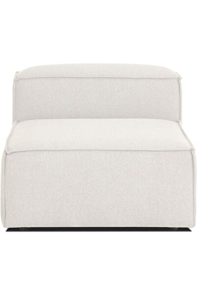 Mobilya Depom Mode Soft Orta Modül Kırık Beyaz Keten Kumaş (DAİRENİZE TESLİM)