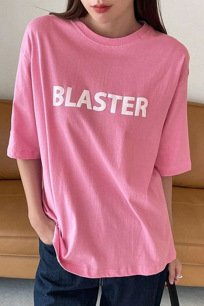 Boi Unisex Crew Neck Printed Oversize T-Shirt - Ασπρόμαυρο, The Power Printed