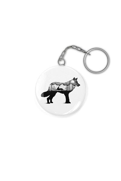 Fizello Wolf And Rabbit Keychain