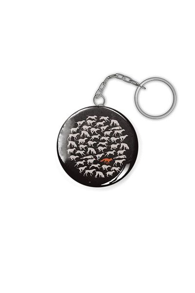Fizello Fox N Hounds Keychain